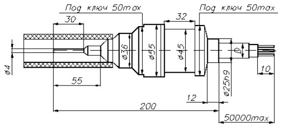 Габаритные размеры ТСП-8050