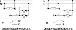 Рис.1. Схема подключения реле BIS-413